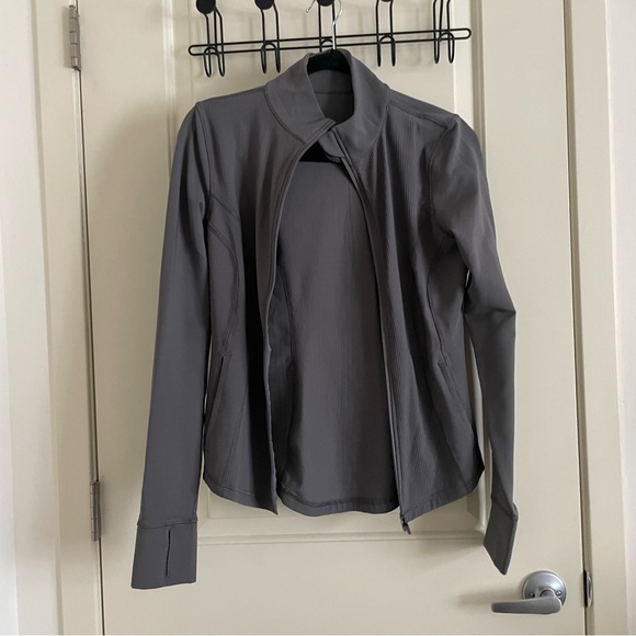 Danskin Jackets & Blazers - Danskin grey ribbed athletic jacket